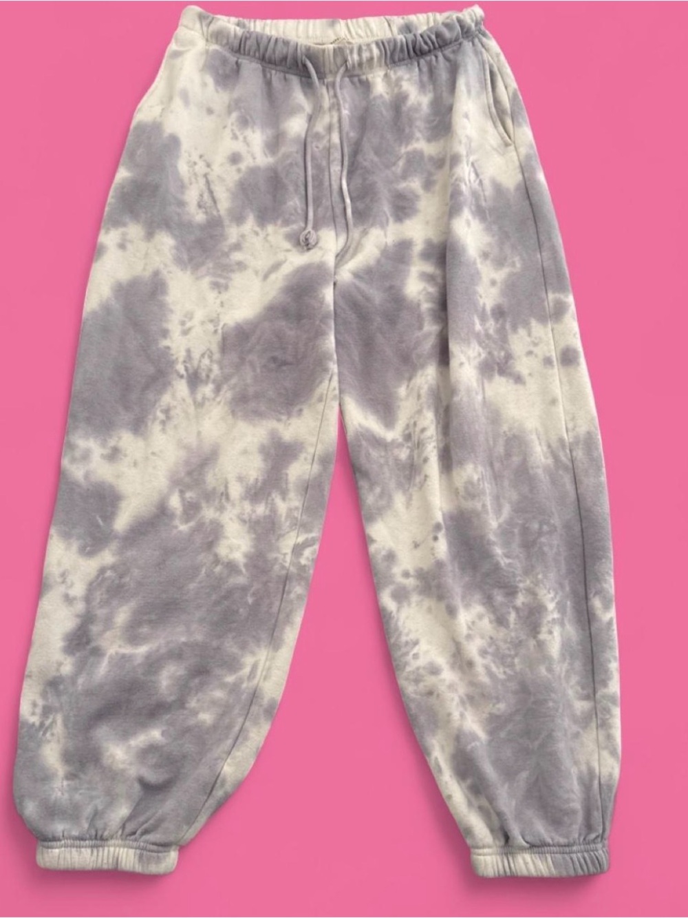 Aeropostale Woman’s Light purple and White Tie-Dye Joggers